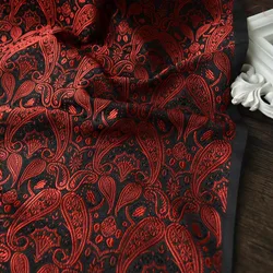 Weaving Satin Fabric for Clothing Dress Cheongsam Hanfu Designer Handmade Diy Sewing Material Cloth By The Meter