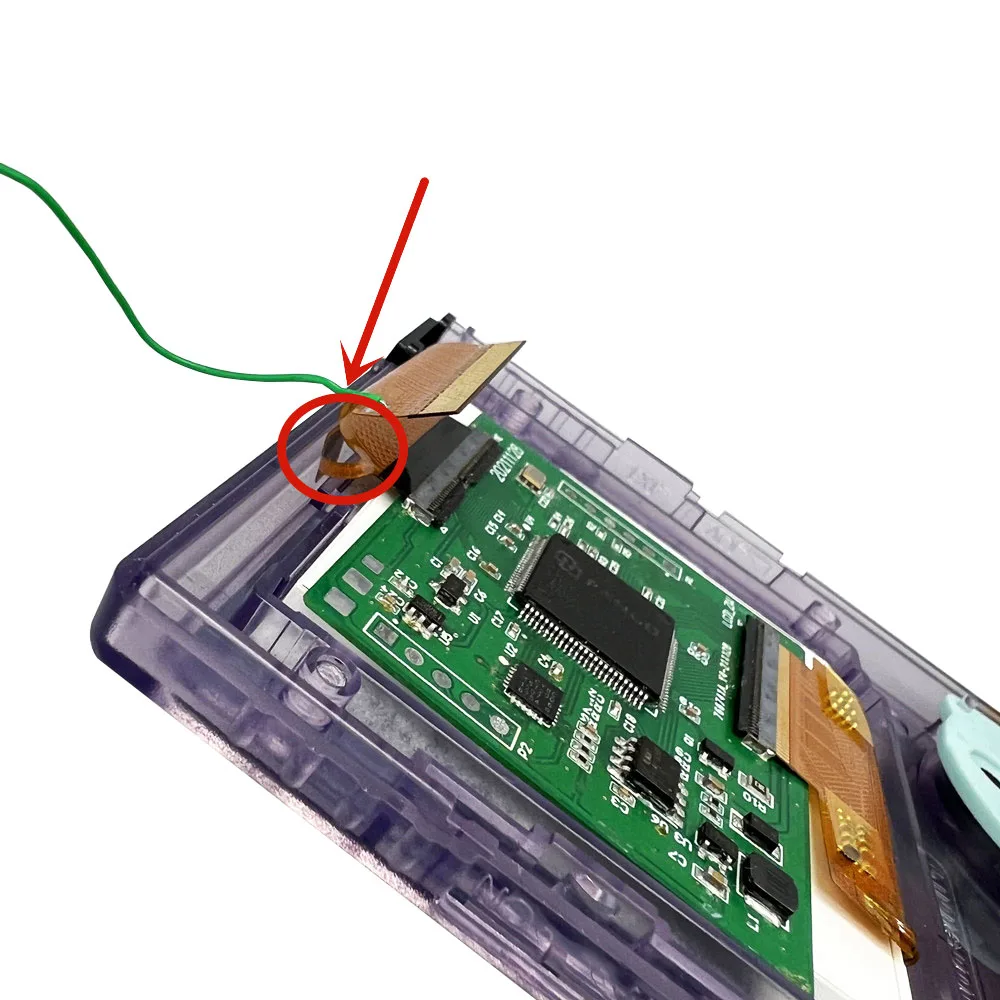 Kits de pantalla LCD V5 de tamaño Original para GBC, 2,45 pulgadas, retroiluminación, alto brillo, 8 niveles de ajuste de brillo, Sensor táctil