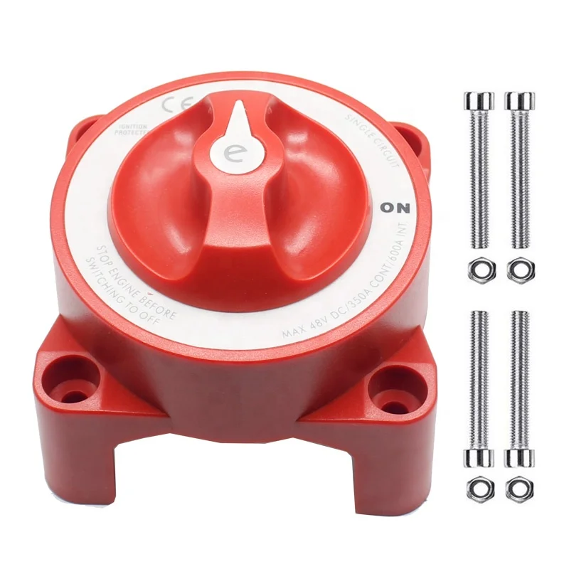 2 Position 32V 350 Amp E-Series Waterproof Ignition Protected Marine Boat Dual Battery Isolator Switches