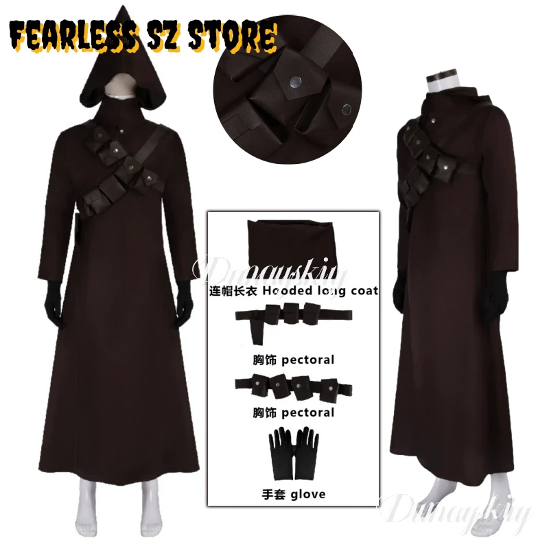 

Jawa Cosplay Raider Fantasia Clothing Sand People コスプレ Hooded Cloak Robe Belt Outfits Halloween Carnival Party Suit for Man