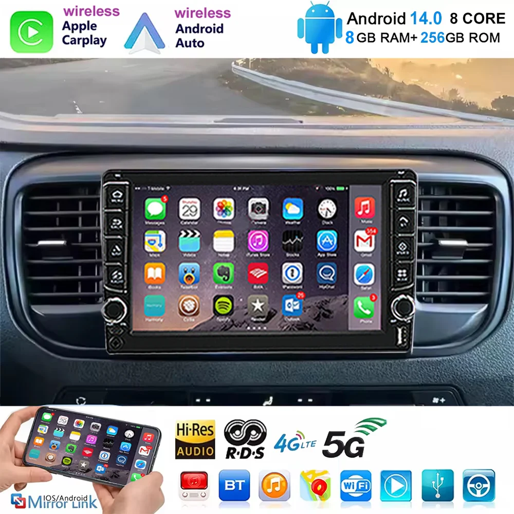 

Android 14 For Citroen Jumpy 3 Peugeot Expert 3 2016 - 2024 Navigation Multimedia Player Car Radio CarPlay Android Auto GPS