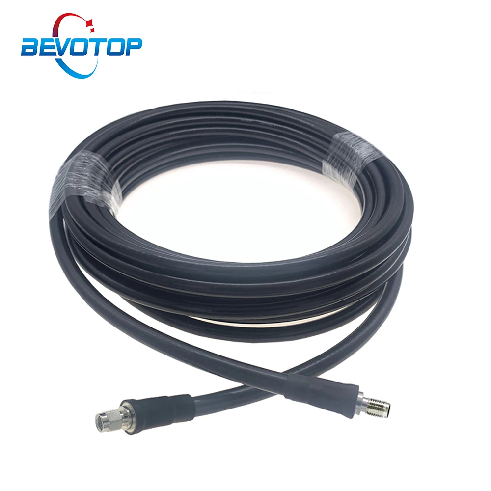 SMA LMR400 Cable SMA Female to RP SMA Male 50 Ohm Low Loss RF Adapter Pigtail WIFI Antenna Extension Cable Signal Booster Jumper