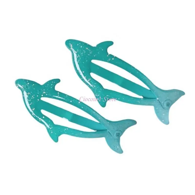 Y1UB 1 par bonitos tocados delfines, tocado, pinzas laterales para pinzas para pasadores para