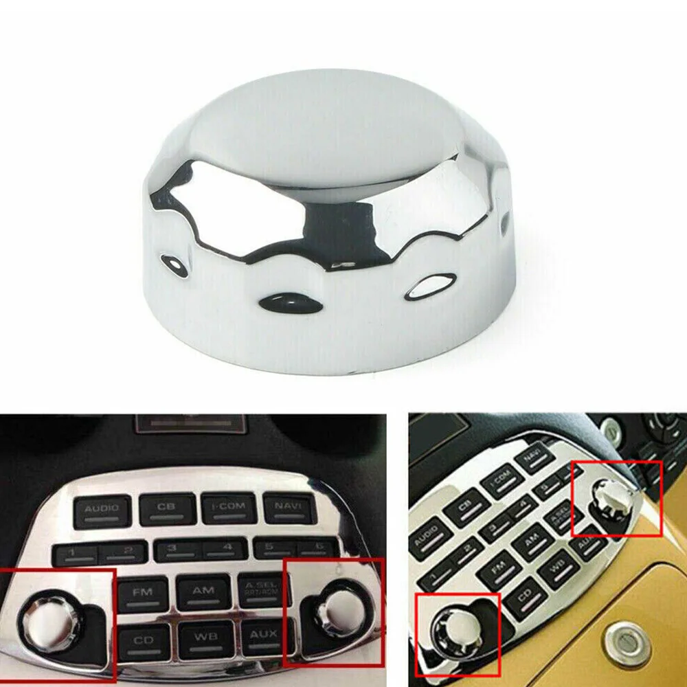 

1pc Chrome Radio Switch Accent Trim Cover For Honda Goldwing Goldwing GL 1800 GL1800 2001 2002 2003 2004 2005 2006-2010 2011
