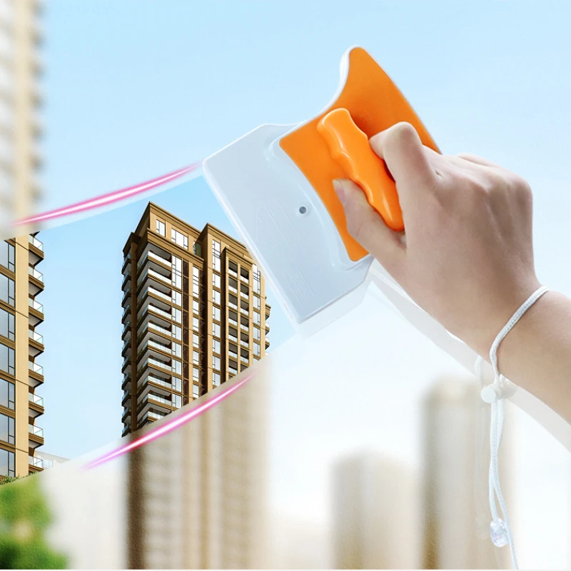 Wiper Magnetic Window Glass Cleaner Brush Tool Handheld Washing Double Side Magnetic Window Cleaner Tall Building Home Products