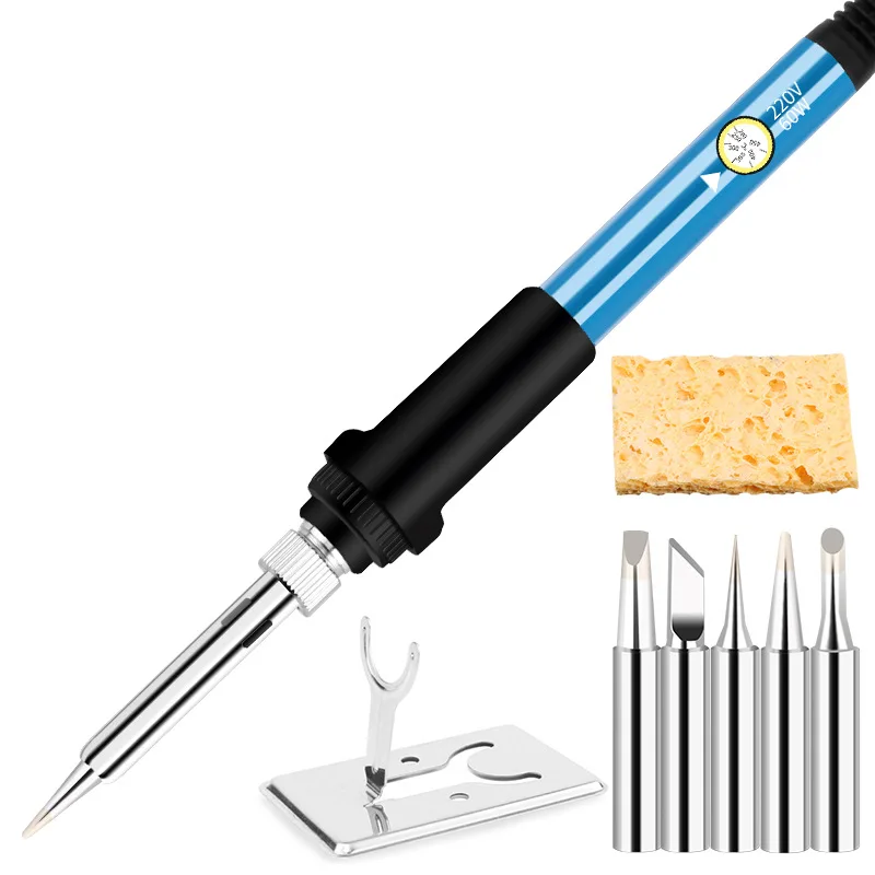 908 درجة حرارة قابلة للتعديل لحام الحديد مع جودة سبيكة لحام كهربائي 60 واط 110 فولت/الولايات المتحدة التوصيل/220 فولت الاتحاد الأوروبي/التوصيل