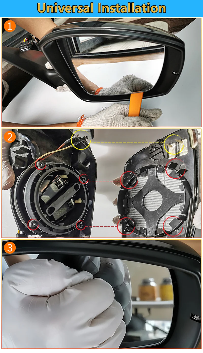 Für Hyundai IONIQ5 2022 2023 2024 2025 Rückspiegelglas/87611-GI110 Linkes und rechtes Außenspiegelobjektiv/87611-K2000 Autoteil – Detail 14