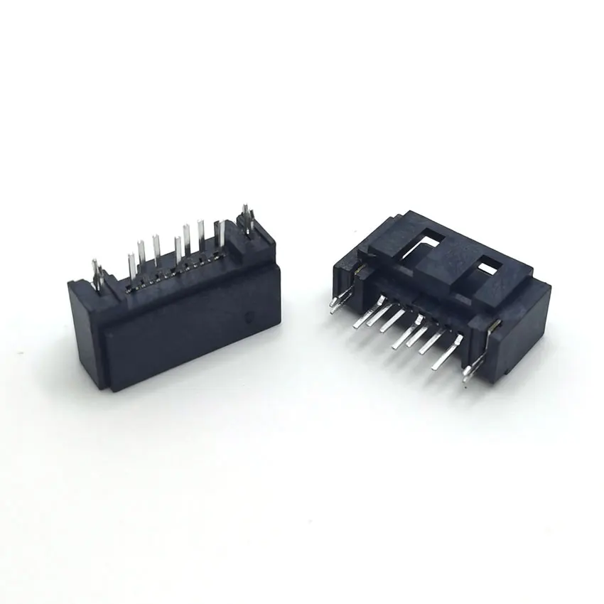 20-100pcs 7pin DIP SATA Female Connector For Desktop Motherboard SATA hard disk interface