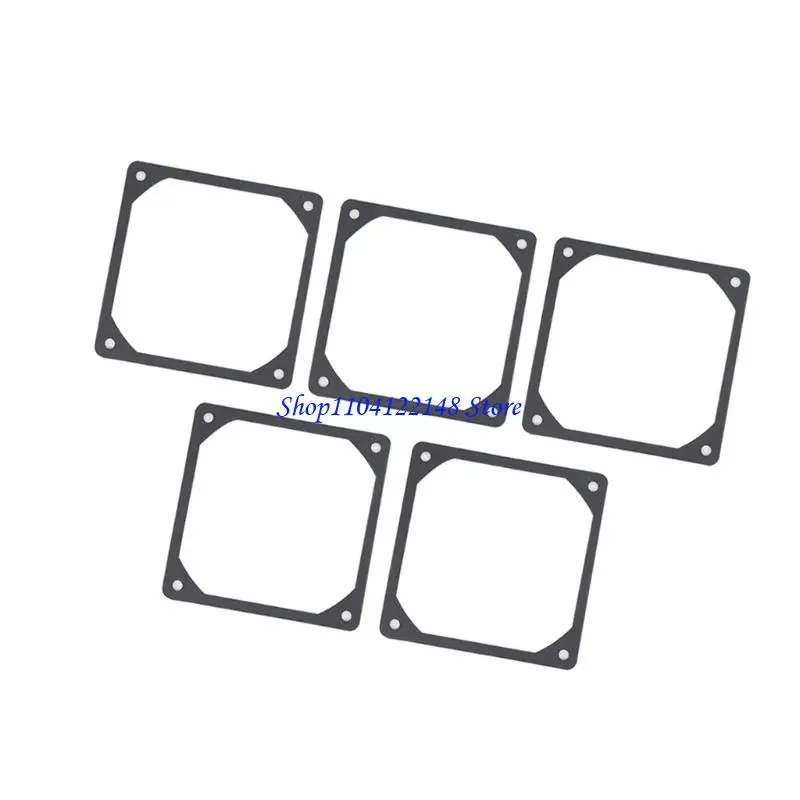 P9FA 5Pcs Computer Fan Silicone Mounts Anti Vibration Noise Reduction Pad For Case