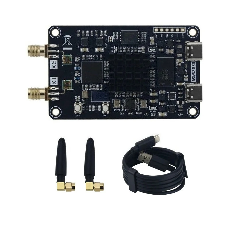70MHz-6GHz Software Defined Radio Development Board, XC7Z010CLG400+AD9363ABCZ SDR Module, for Compatible with PlutoSDR Nano