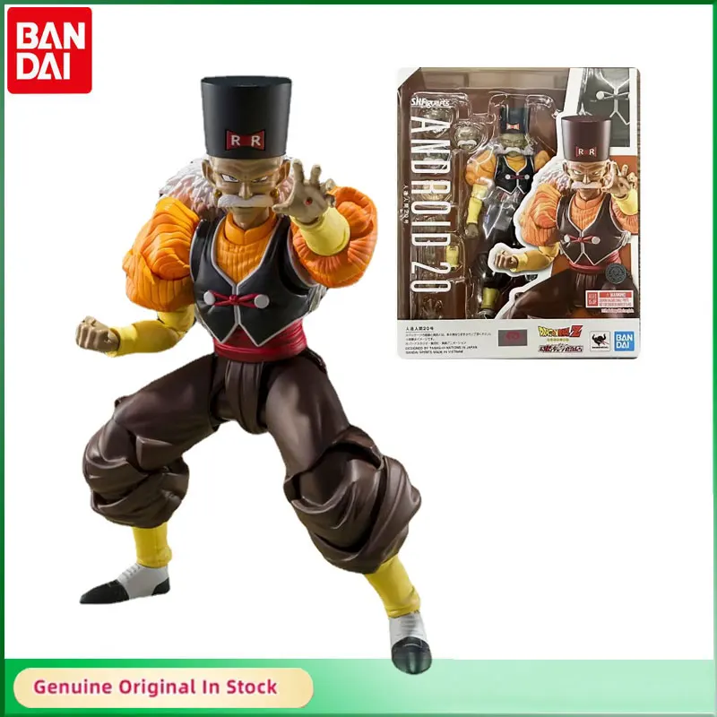 

Original Bandai S.H.Figuarts Dragon Ball Z Dr.Gero Android 20 Red Ribbon Army Action Figure Active Joints Model Toys Boys Gift