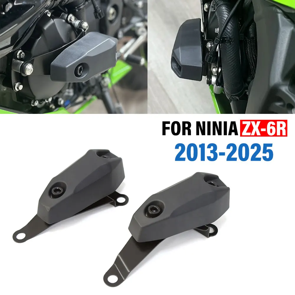 

For Kawasaki NINIA ZX-6R ZX6R ZX 6R 2013-2025 Motorcycle Engine Protection Side Sliders Crash Pad Falling Protector Accessories