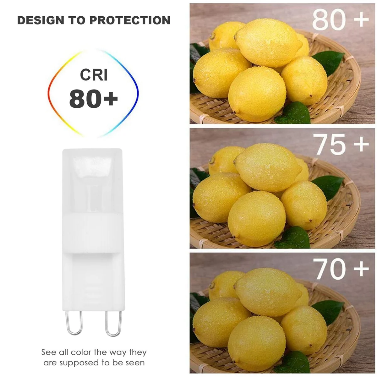 A71P 6X G9 الدافئة الأبيض LED لمبة ضوء المصباح عالية الطاقة العارض 1 واط التيار المتناوب 220-240 فولت الساخن