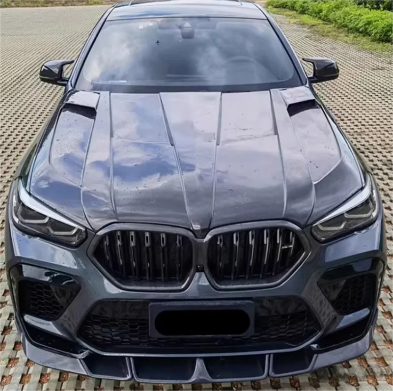 Para BMW X5 G05 X6 G06 X5M F95 X6M F96 2019 2020 2021 2022 2023 2024 2025 ReaI Kit Capa De Fibra De Carbono
