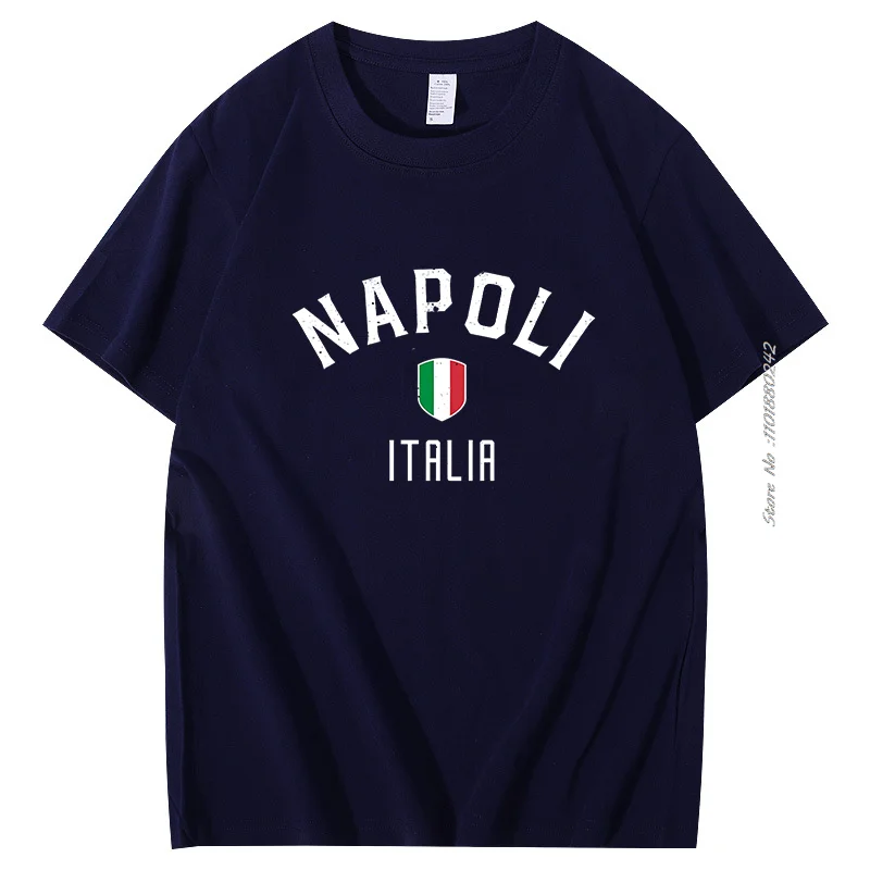 Napoli Campioni D'italia T-shirt personalizzata T-shirt grafiche unisex T-shirt a maniche corte Moda allentata Abbigliamento estivo da uomo