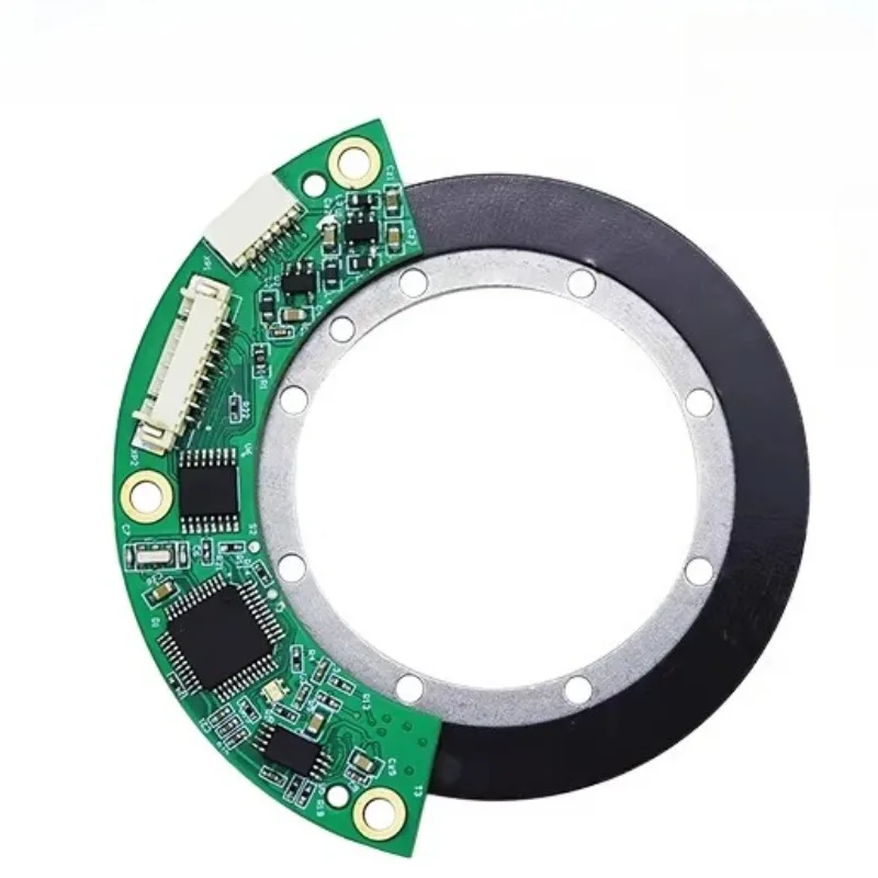 Thin Absolute Magnetic Encoder ᴗ D55 High Precision Multi-turn Hollow, Replacing RLS