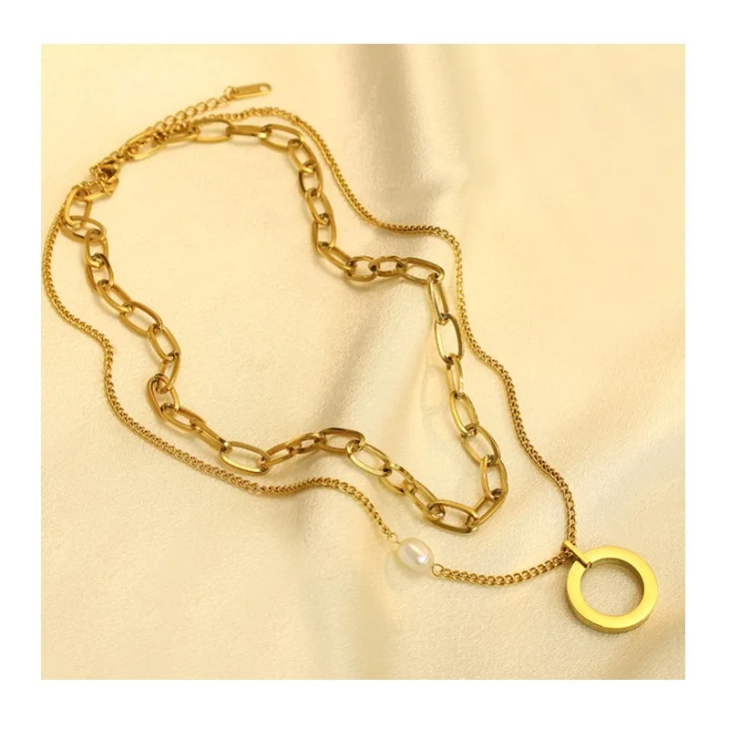 

Cold Ring, Simple and Fashionable Double-layer Female, Niche Design Sense, New French Temperament, Stainless Steel Female