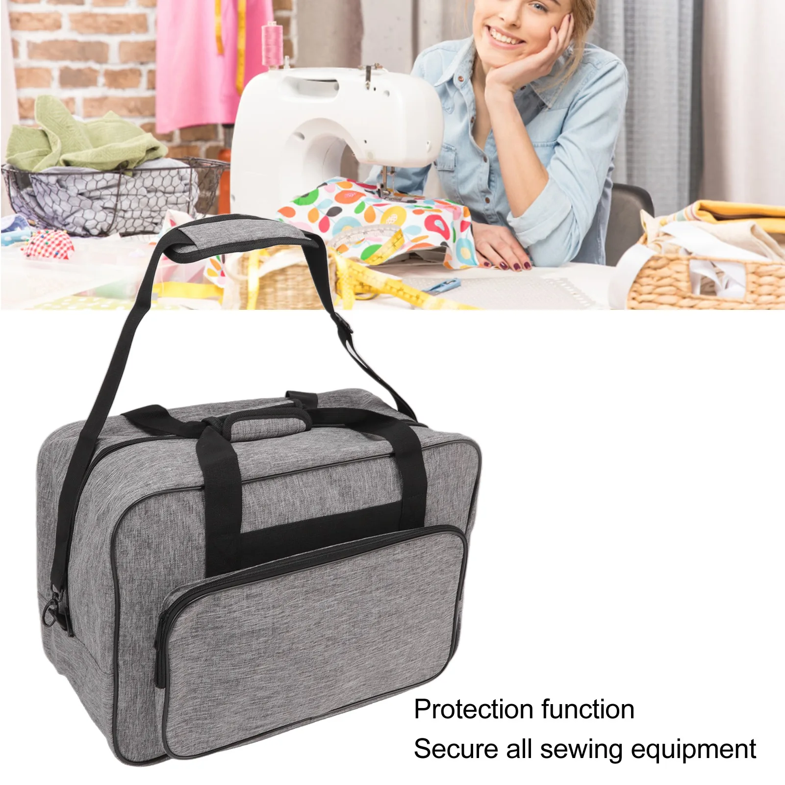 Sewing Machine Storage Bag Portable Universal Tote Bag Sewing Machine Carrying Handbag