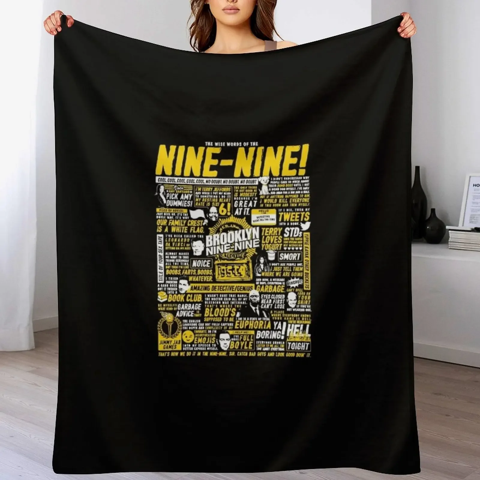 

New Wise Words of the Nine-Nine Throw Blanket Weighted blankets ands Giant Sofa Flannels Blankets