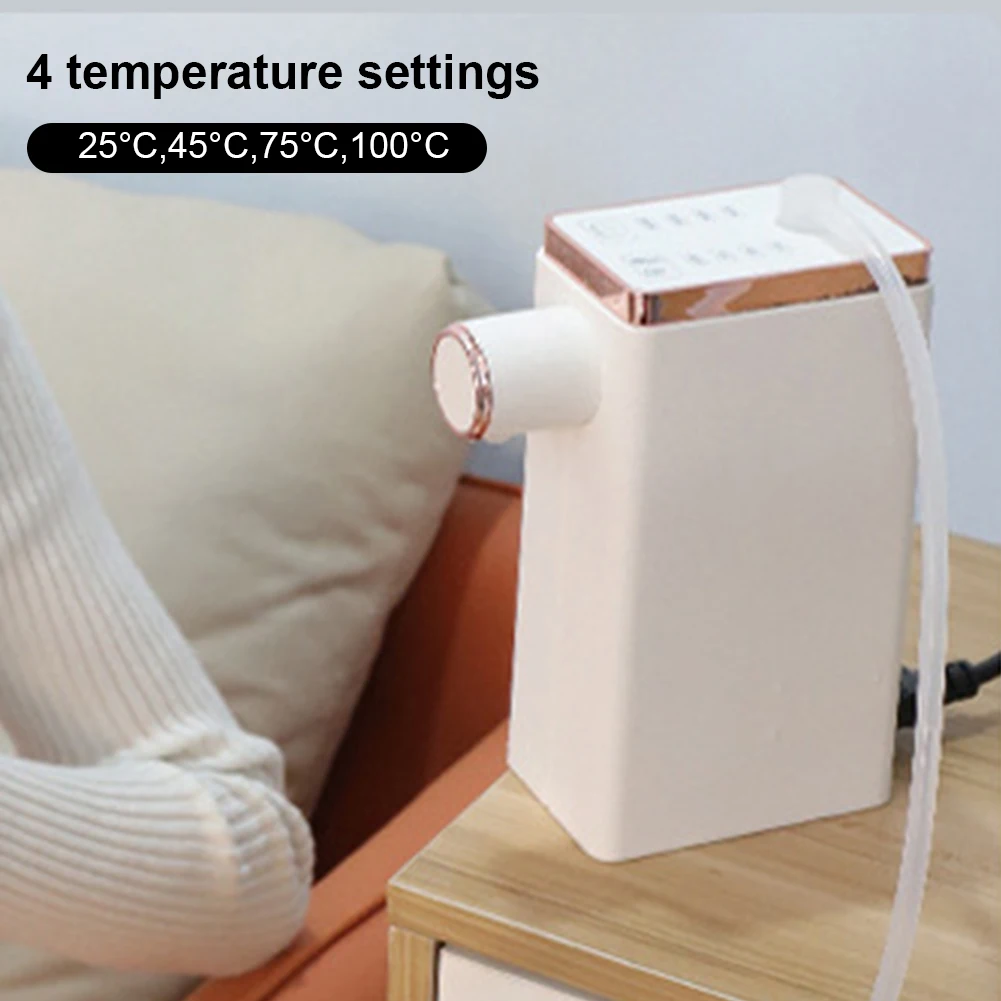 

Настольный диспенсер для воды, автоматический диспенсер для воды, 4-ступенчатая температура, портативная питьевая машина для домашнего офиса