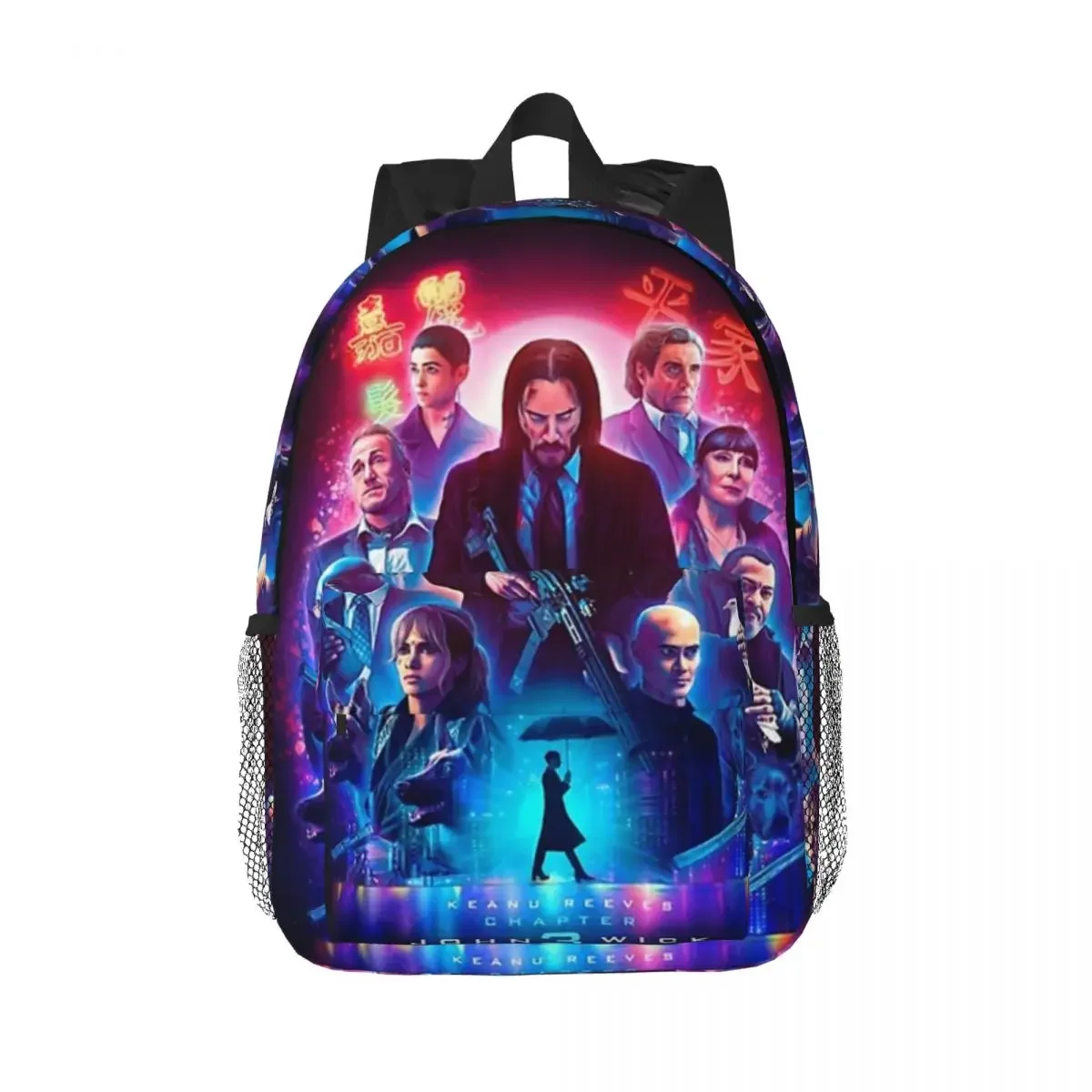 John Wick Backpacks Boys Girls Bookbag Casual Students School Bags Laptop Rucksack Shoulder Bag Large Capacity