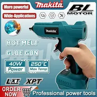 Makita Cordless Electric Hot Melt Glue Gun 18V Battery 11mm Glue Stick Hot Melt Welding Hot Air Gun for Home Crafts DIY