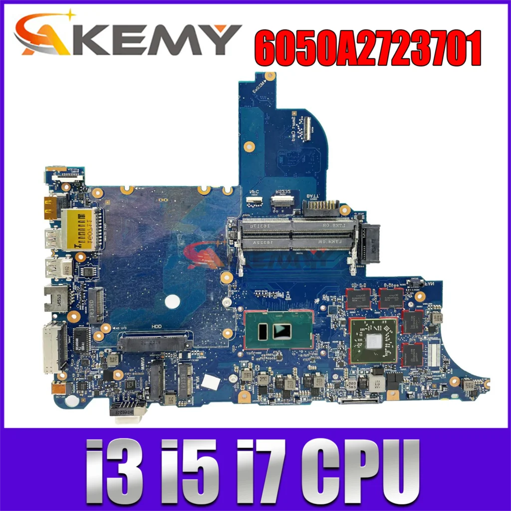 

6050A2723701 Mainboard For HP 640 G2 650 G2 Laptop Motherboard i3 i5 i7 CPU 852724-501 840715-601 840718-501 Keyboard