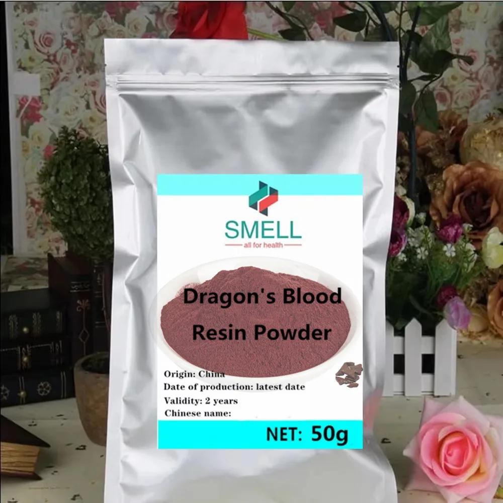 

High-Purity 98% Dragon's Blood Resin Powder: Potent Whitening, Custom for Freckles, Self-Sealing Aluminum Foil Packaging
