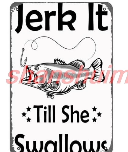 shui FISHING METAL TIN SIGN 