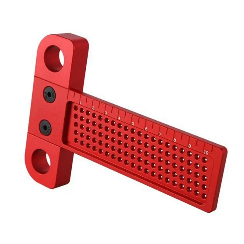 ABWR-Woodworking Scribe T100 Hole Scribe T-Type Ruler Hole Scribing Ruler Line Drawing Marking Gauge DIY Measuring Tools