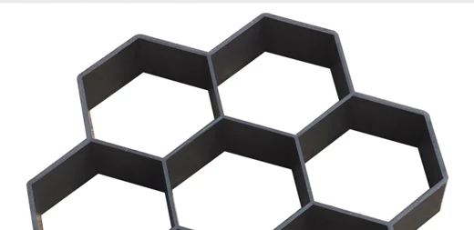 Hexagonal brick mold honeycomb building floor hardening plastic board