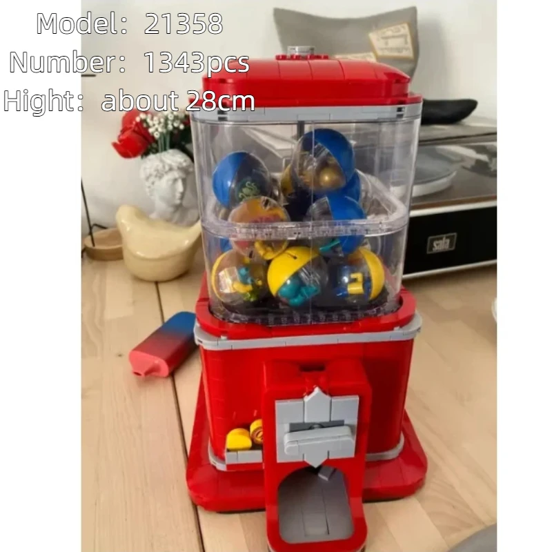 

В наличии: Конструктор «Торговый автомат» 21358, 1343 детали. Развивающий, увлекательный, креативный подарок для мальчиков и девочек на день рождения, для игр.