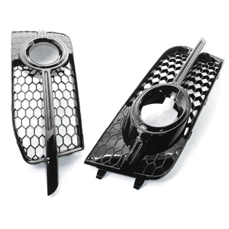 

A96E-Car Fog Lamp Cover Fog Lamp Grille Bezel Fog Lamp Cover 8X0807681B 8X0807682B Foraudi A1 8X Sport 2011-2014 ,A
