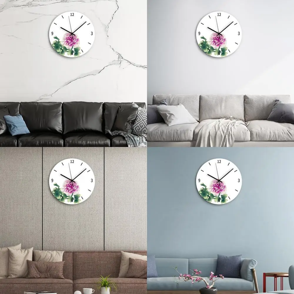 

Фиолетовый пион Элегантный и благородный растительный узор Классический яркий современный минималистичный стиль Заводской запас