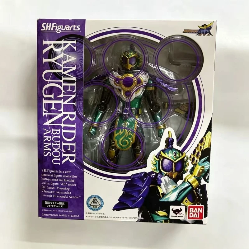 

Original Studio Bandai S.H.F Kamen Rider Ryugen Grape Armed New Action Figure Doll Model Toy Collection Ornament Holiday Gift