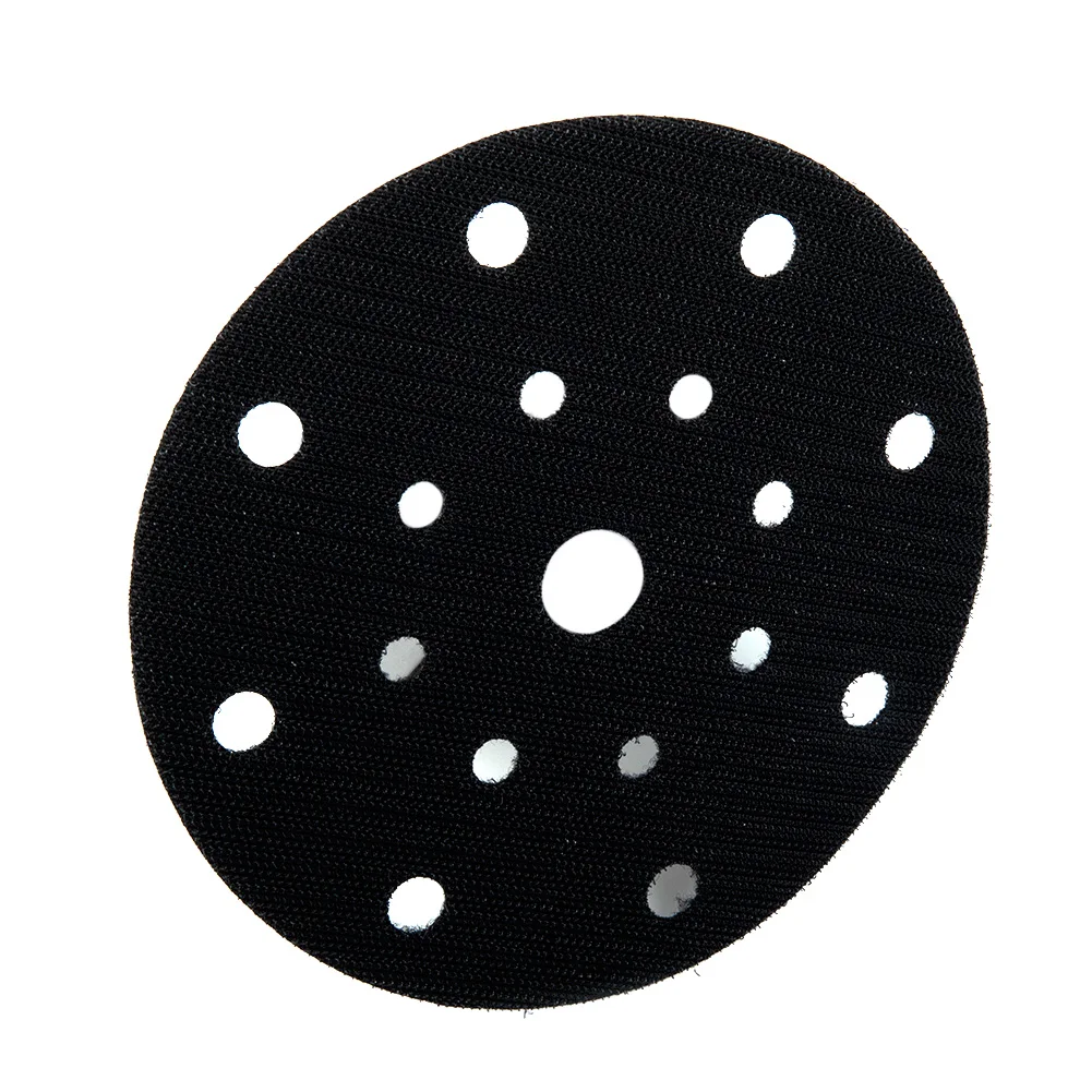 1Pc 17 Holes Soft Sponge Interface Pad 6 Inch 150 Mm Sanding Pads Backing Disc Hook & Loop Sanding Discs For Polisher