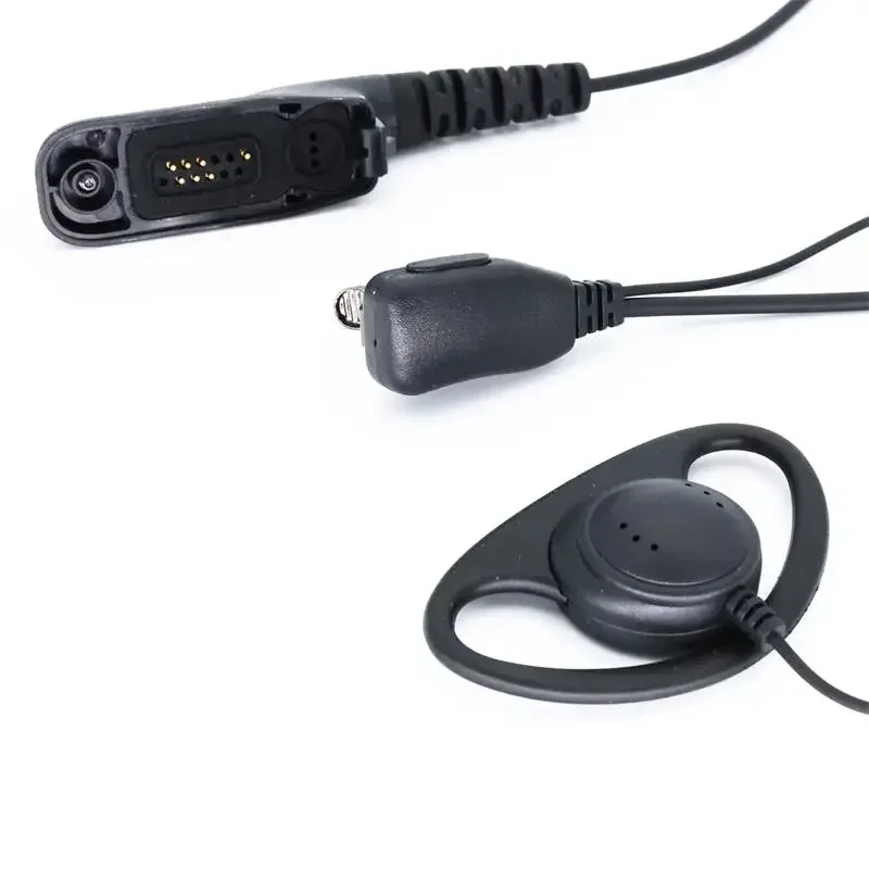 Walkie Talkie Headset For Motorola Xir P8268 Black