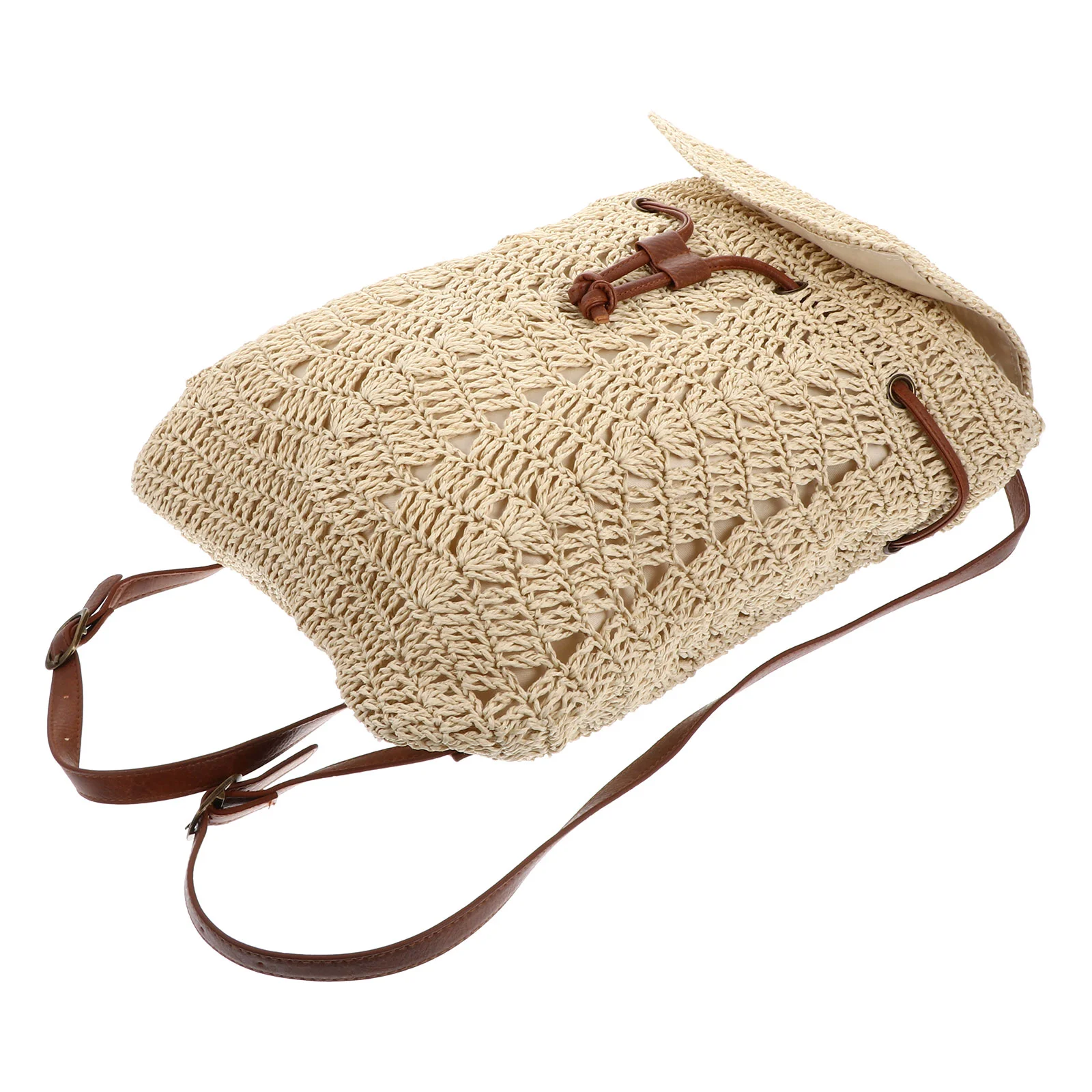Straw Bag Beach Woven Storage Woman Shoulder Women Handbag Crossbody Bags Backpack
