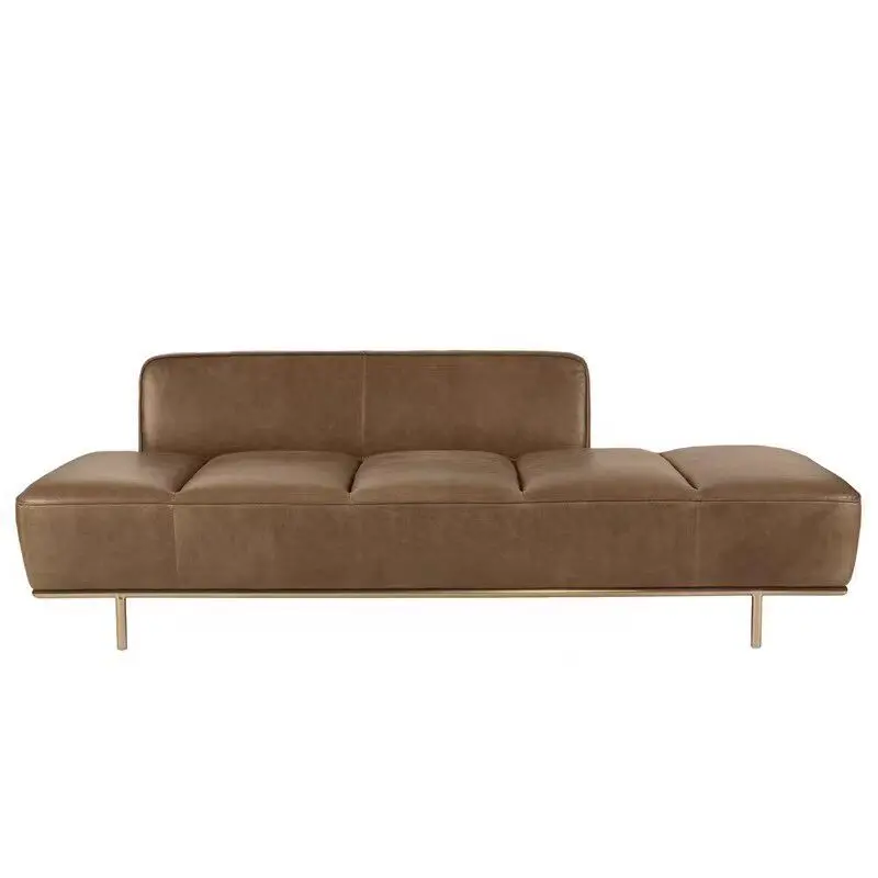 

Modern simple living room concubine chair cat claw leather sofa chair concubine couch small apartment bay window concubine seat
