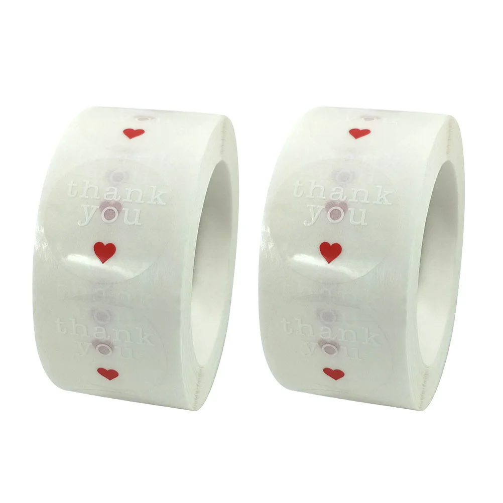 Transparent Thank Label Sealing Eco Friendly Gift Packing Decor Art Thank You Label Stickers Supplies Kids Stickers