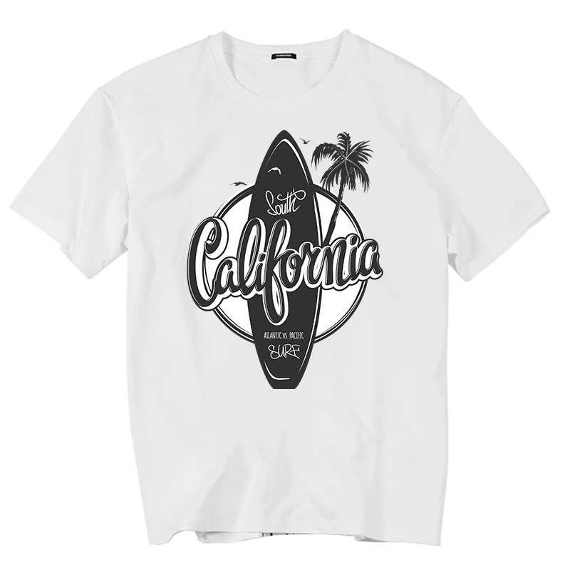 Surfer Club Design Patches Heat Transfers For Clothes Summer Beach Iron on Transfers on Clothing T-shirt DTF Vinyl Stickers DIY