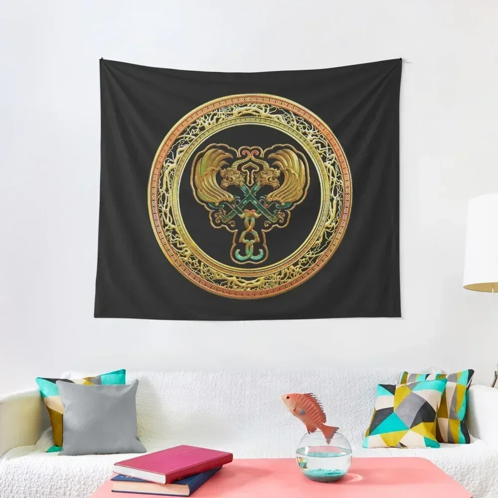 

top merch - huhuhu Tapestry Funny Room Decoration Korean Style Tapestry