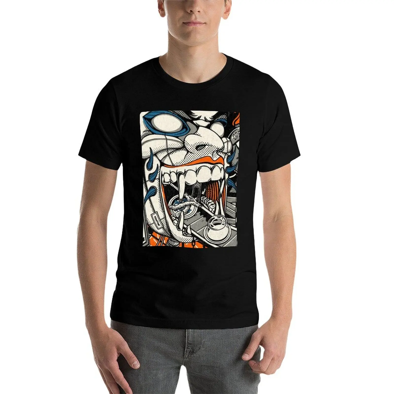 

Japanese Oni Tea House Vintage T-Shirt man t shirts graphic essential t shirt T-Shirt