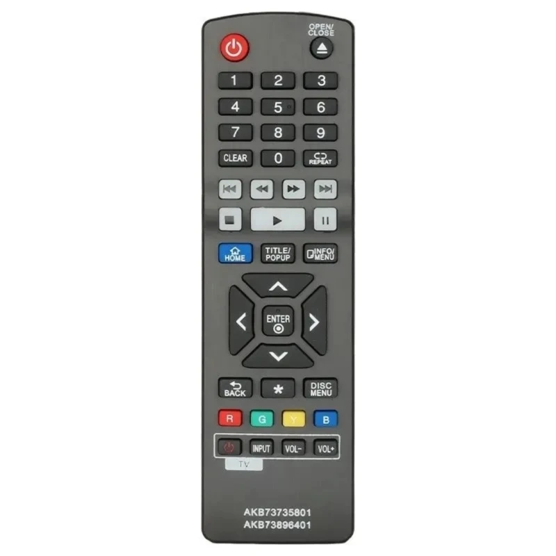 652F High Sensitivity Remote AKB73735801 For Blu-ray DVDs Players No Programming Required Energy Efficient Design