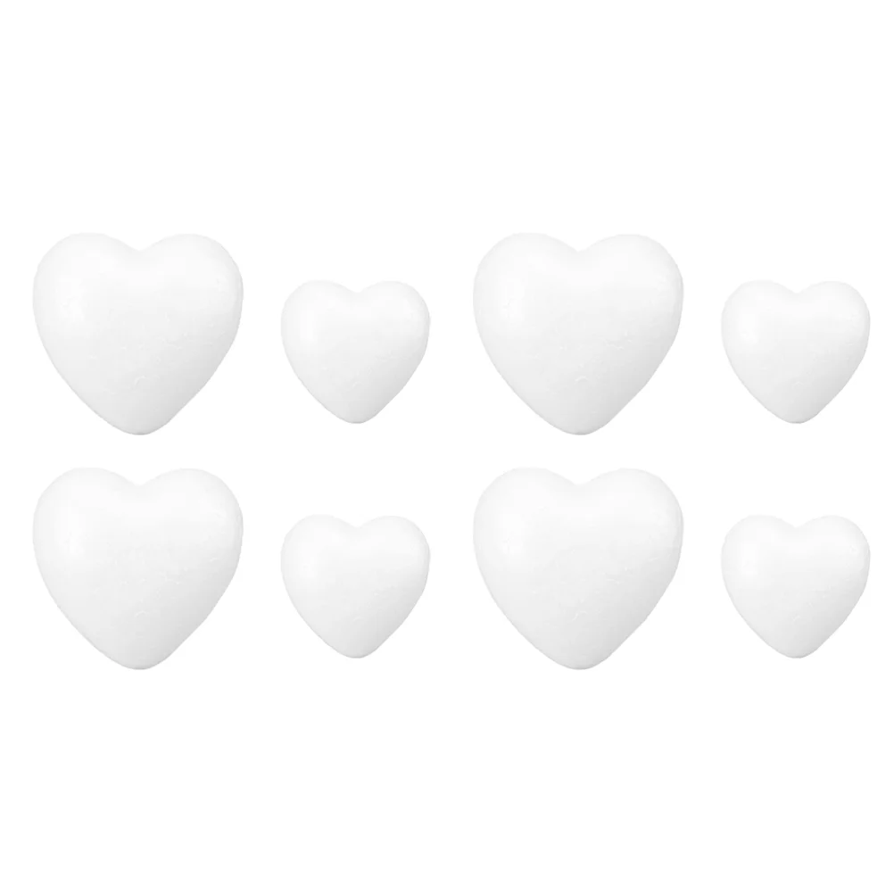 

24 Pcs Valentine's Day Crafts Heart Model DIY Decorate Centerpieces Ornament Party