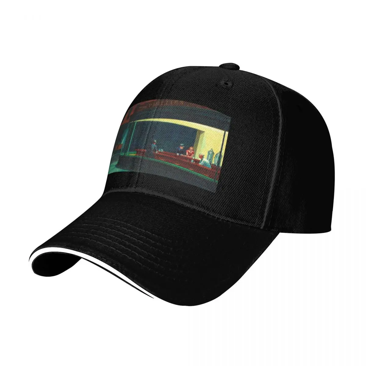 Edward Hopper Nighthawks Baseball Cap Low Profile Unstructured Unisex for Men Women Outdoor Golf Running Hiking
