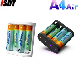 ISDT A4 Air 10W 1.5A DC inteligentna ładowarka do baterii AA AAA 10500 12500 NiMH NiCd Li-lon LiFePO4