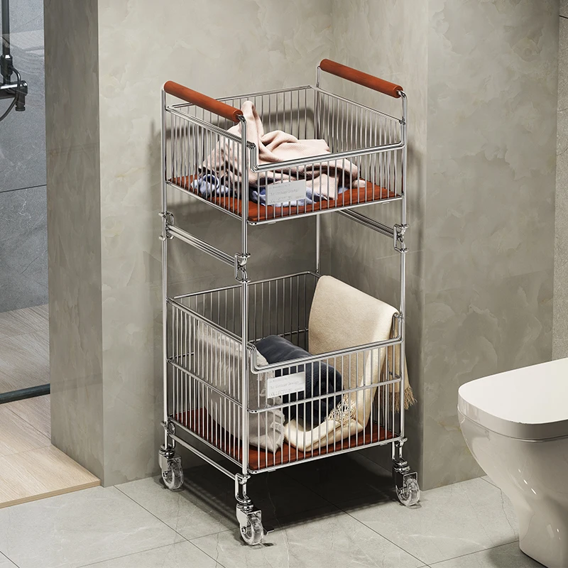 

Laundry Basket Large Laundry Hamper Dirty Clothes Baskets Storage Box with Wheels Multifunction Organizers Bathroom Organizer