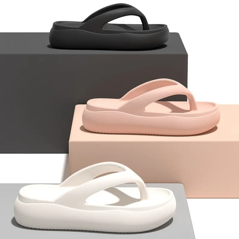 2026 New Summer Casual Flip Flop Platform Slippers Women's Slippers Fashion Beach Shoes for Woman Comfort Flats Women's Sandals