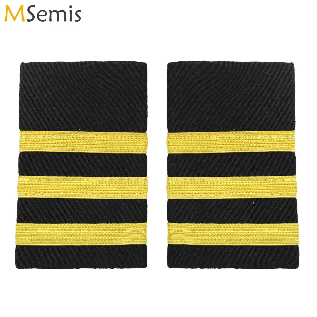 

1 Pair Clothing Decor Epaulettes Professional Pilots Uniform Epaulets Bars Shirts Craft Shoulder Badges Garment DIY Accessories